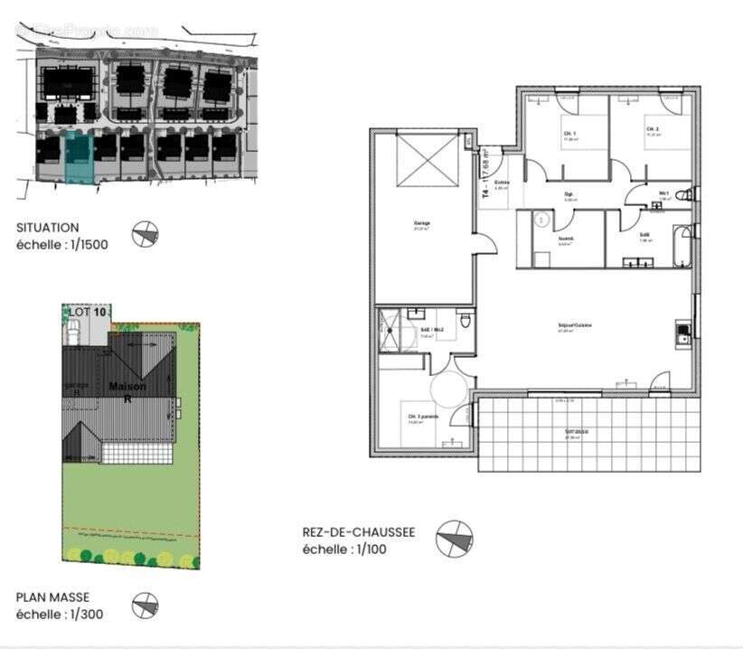 Maison de plain-pied T4 avec suite parentale – Villemoirieu - photo 14