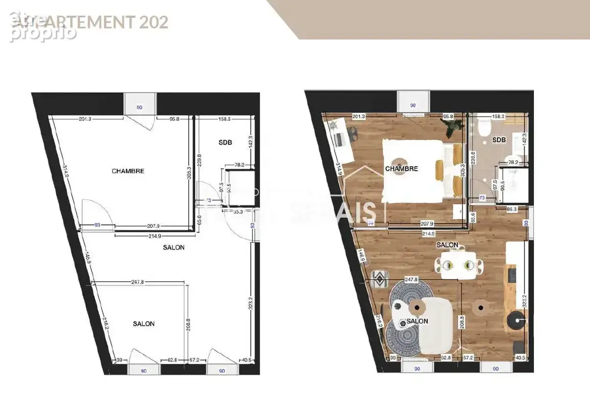 Appartement La Lande Patry 2 pièce(s) - photo 2