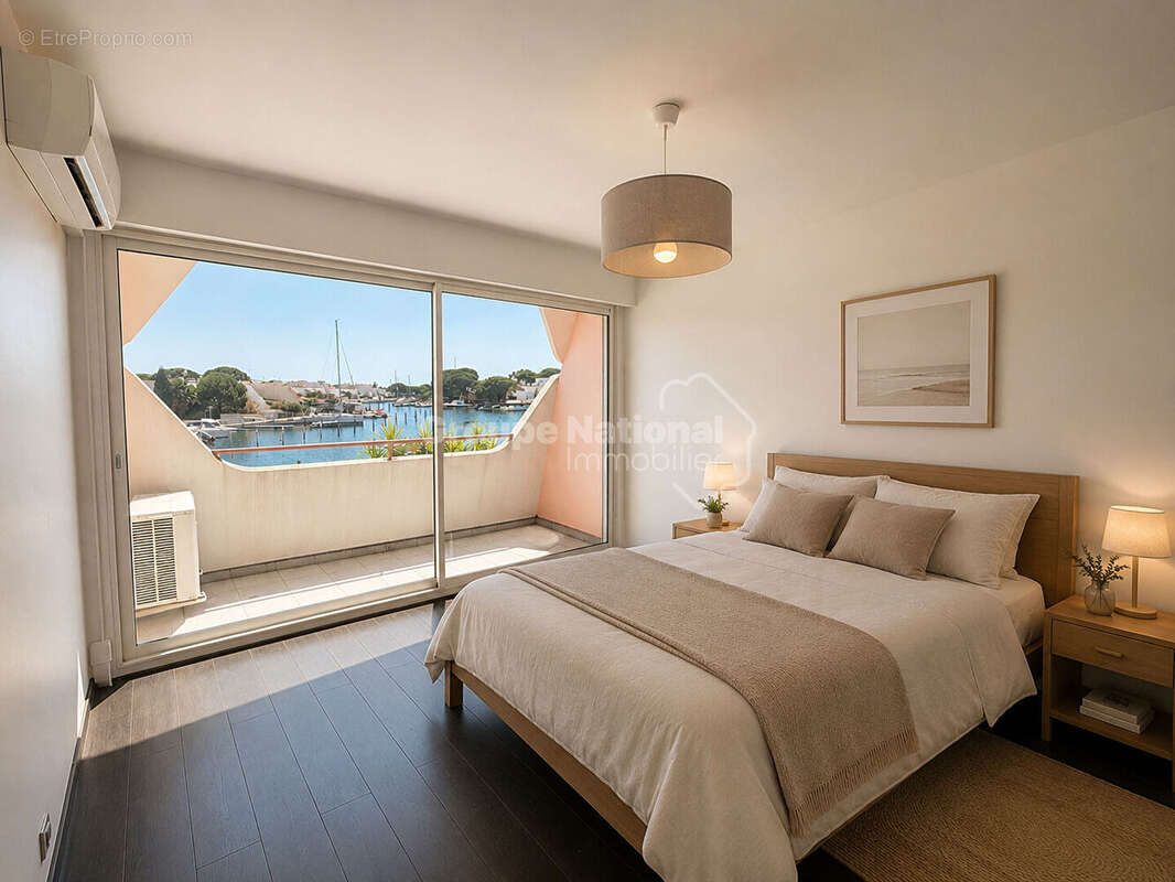 Marina rez-de-chaussée duplex P3 cabine plein Sud 72m² - photo 4
