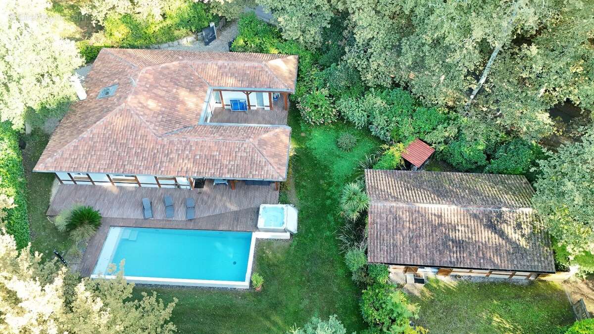 Entre Forêt Landaise et Art de Vivre  Ensemble de deux maisons sur 1638 m² de terrain boisé. - photo 21