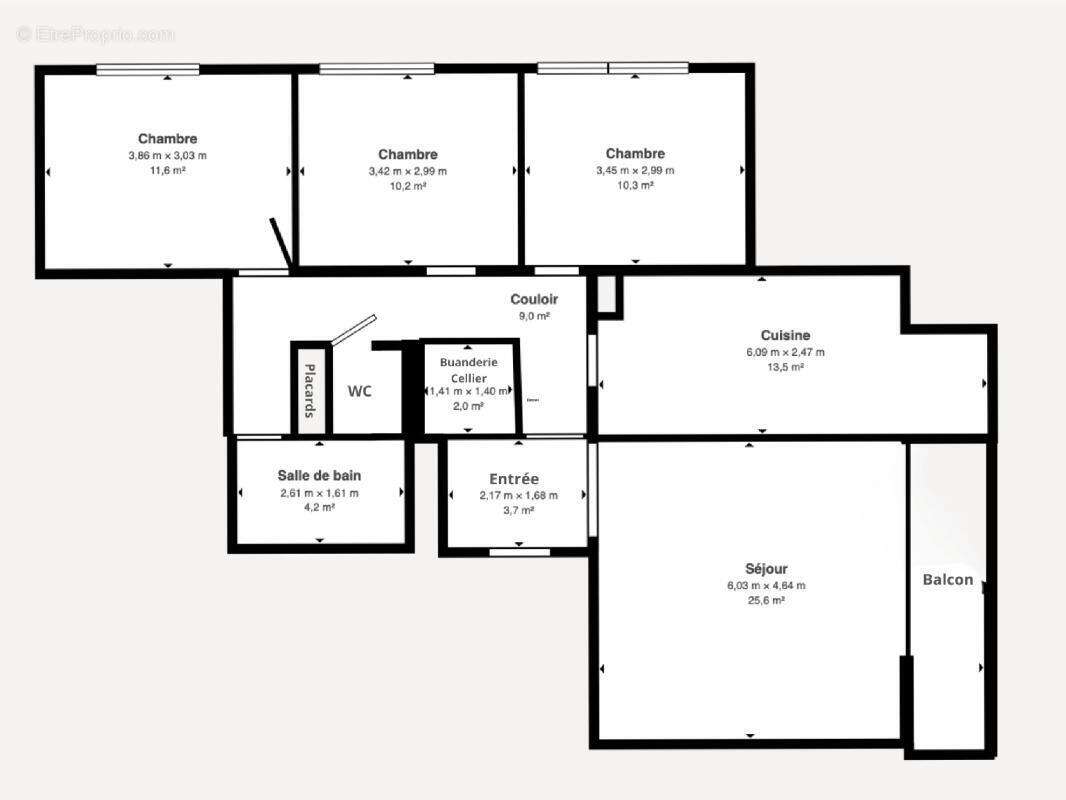 Appartement à VILLEURBANNE