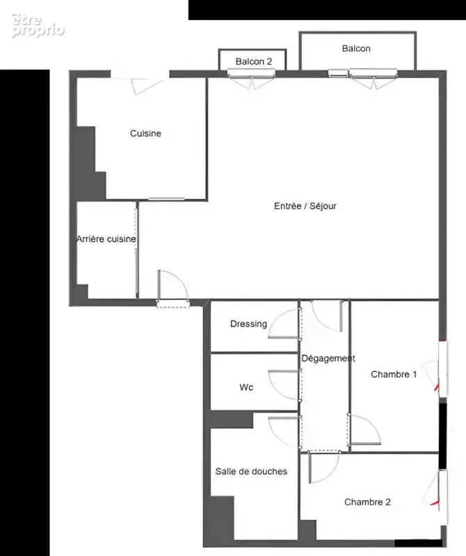 Appartement Joué Lès Tours 2 chambres - 75 m2 - photo 13