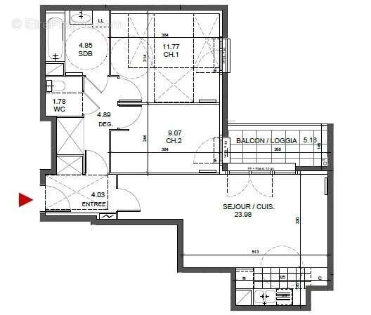 Appartement à TREMBLAY-EN-FRANCE