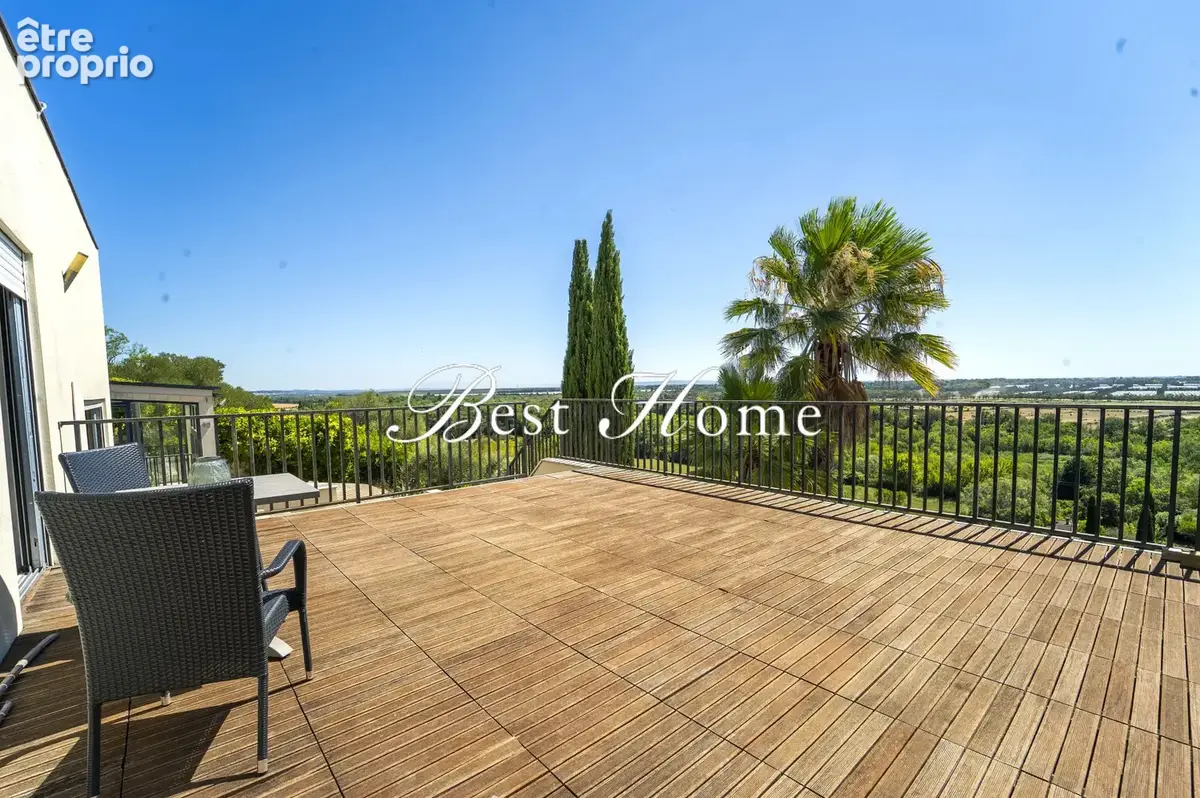 Vue exceptionnelle , Vente au coeur de la  Camargue gardoise , Villa d architecte + superbe terrain a batir - photo 8