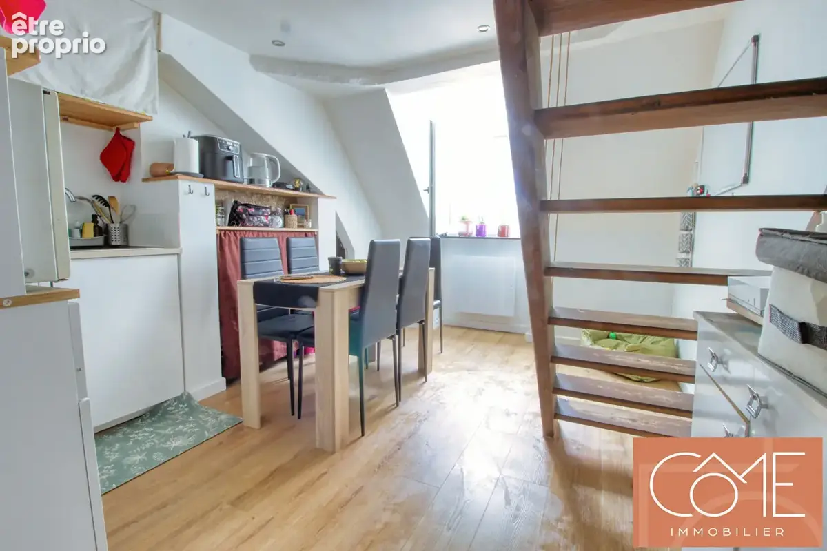 En exclusivite chez côme rennes - appartement t2 en duplex - 25,64m² carrez - 39,81m² au sol - centre ville de rennes - parlemen - photo 2