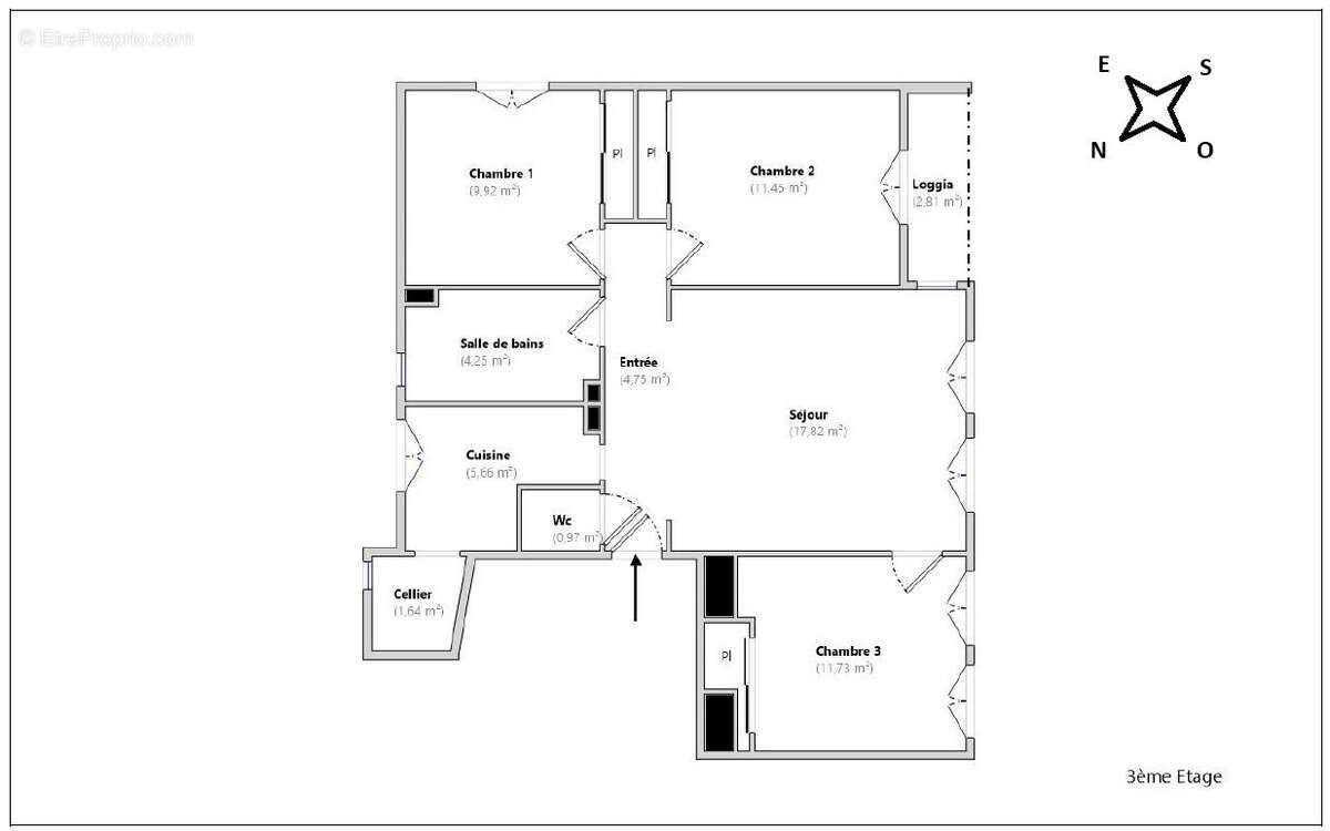 Appartement à RUEIL-MALMAISON
