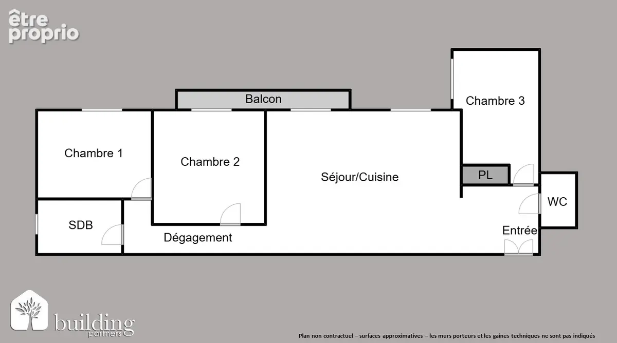 Hôpital Américain Neuilly-sur-Seine - Appartement 4 pièces 83,62 m² avec balcon de 3,5 m² - photo 2