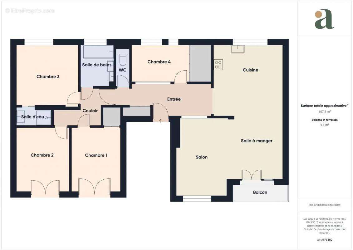Splendide appartement familial parfaitement rénové - Quartier calme, au pied du cour Cambronne - Nantes 44000 - photo 19