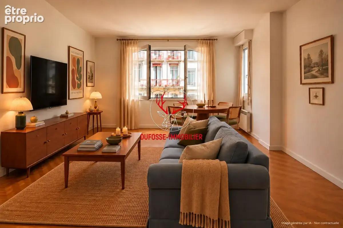 Carré d'or / jacobins - t2 de 57 m² entièrement rénové avec vue sur la place - photo 3