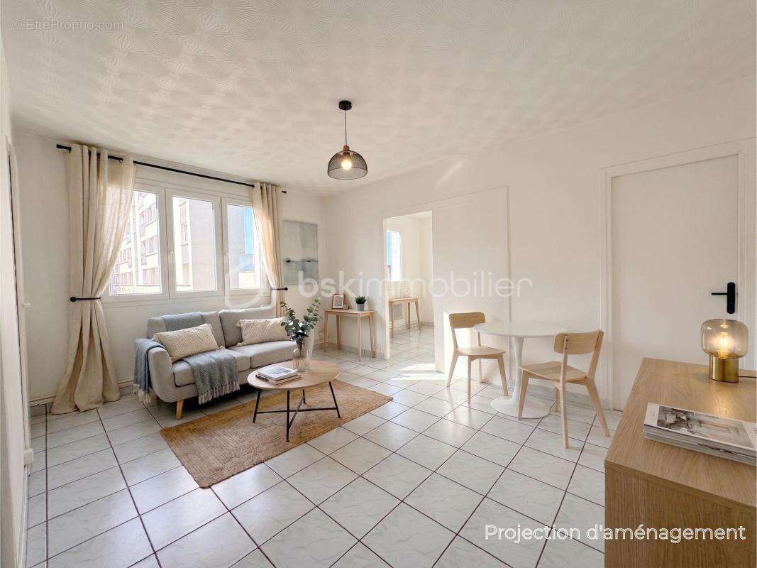 Saint-martin-d'hères — t4 traversant de 60 m², résidence fermée et sécurisée - photo 3