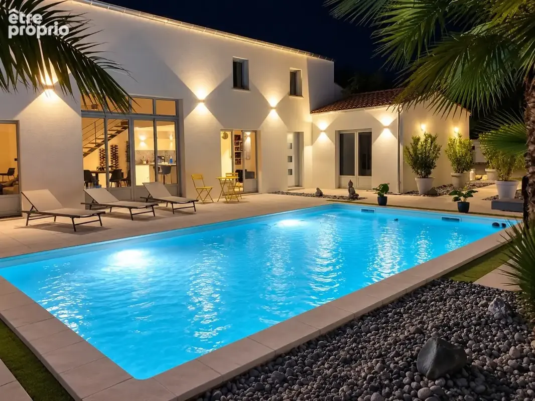 Breuillet - villa d'architecte avec piscine  à deux pas du centre - photo 2