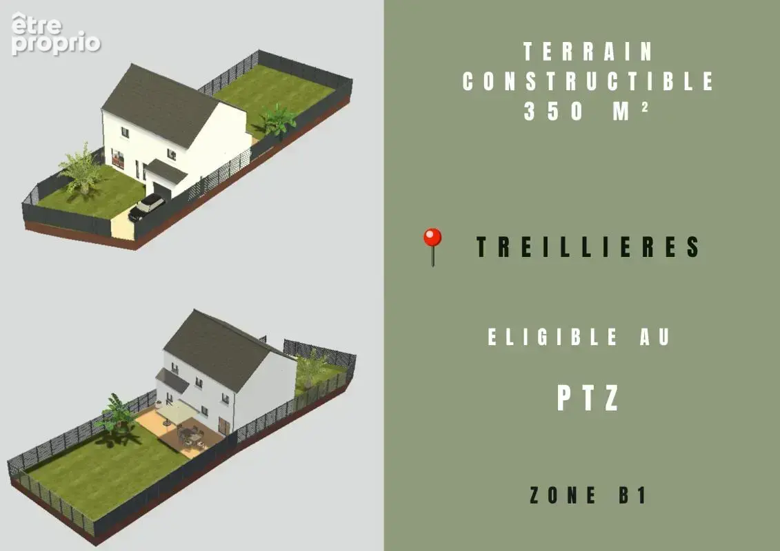 Terrain constructible - treillieres - bourg - photo 5