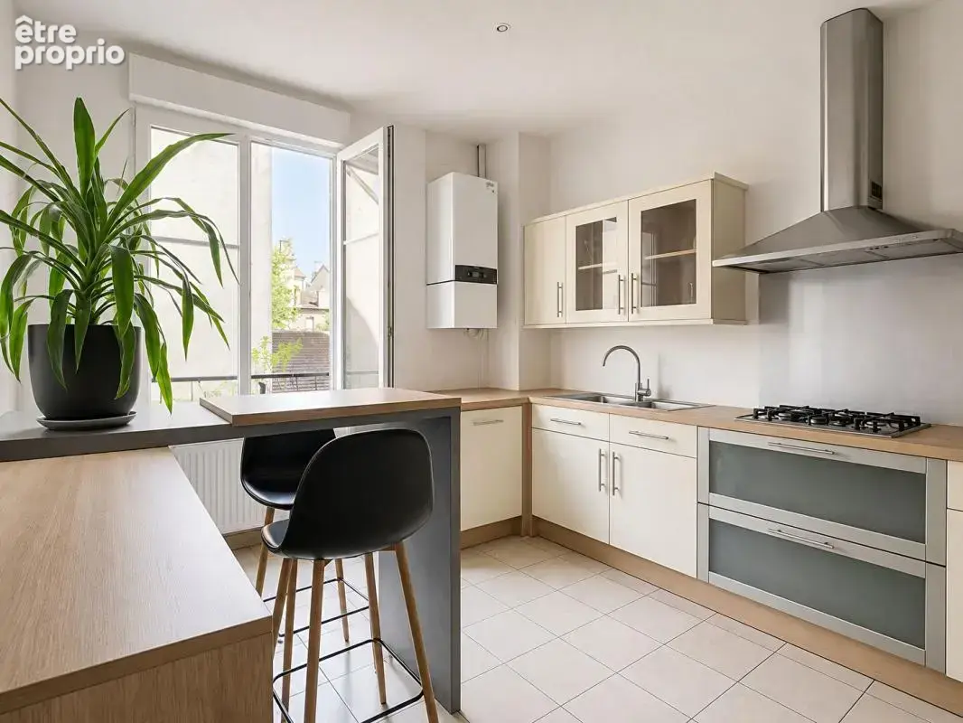 Appartement de caractère rénové ,134 m², 3 chambres, 2 caves, 1 grenier, 1 jardin en rez-de- chaussée - photo 4