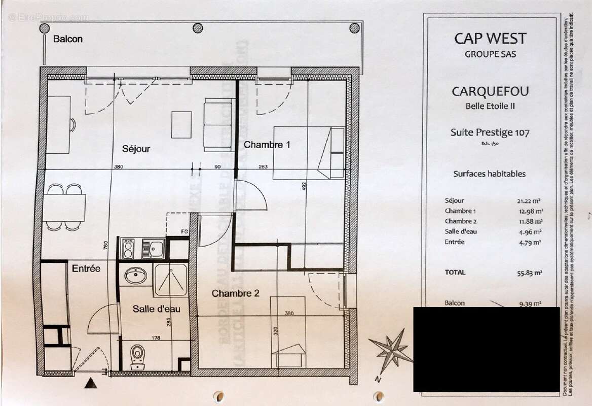 Appartement à CARQUEFOU