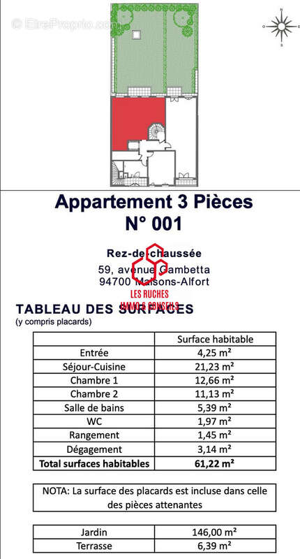 Appartement à MAISONS-ALFORT