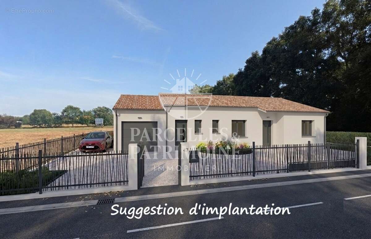 EXCLUSIVITÉ À BÉRAT  Terrain viabilisé de 837m² dans le lotissement "La Clef des Champs" - photo 2