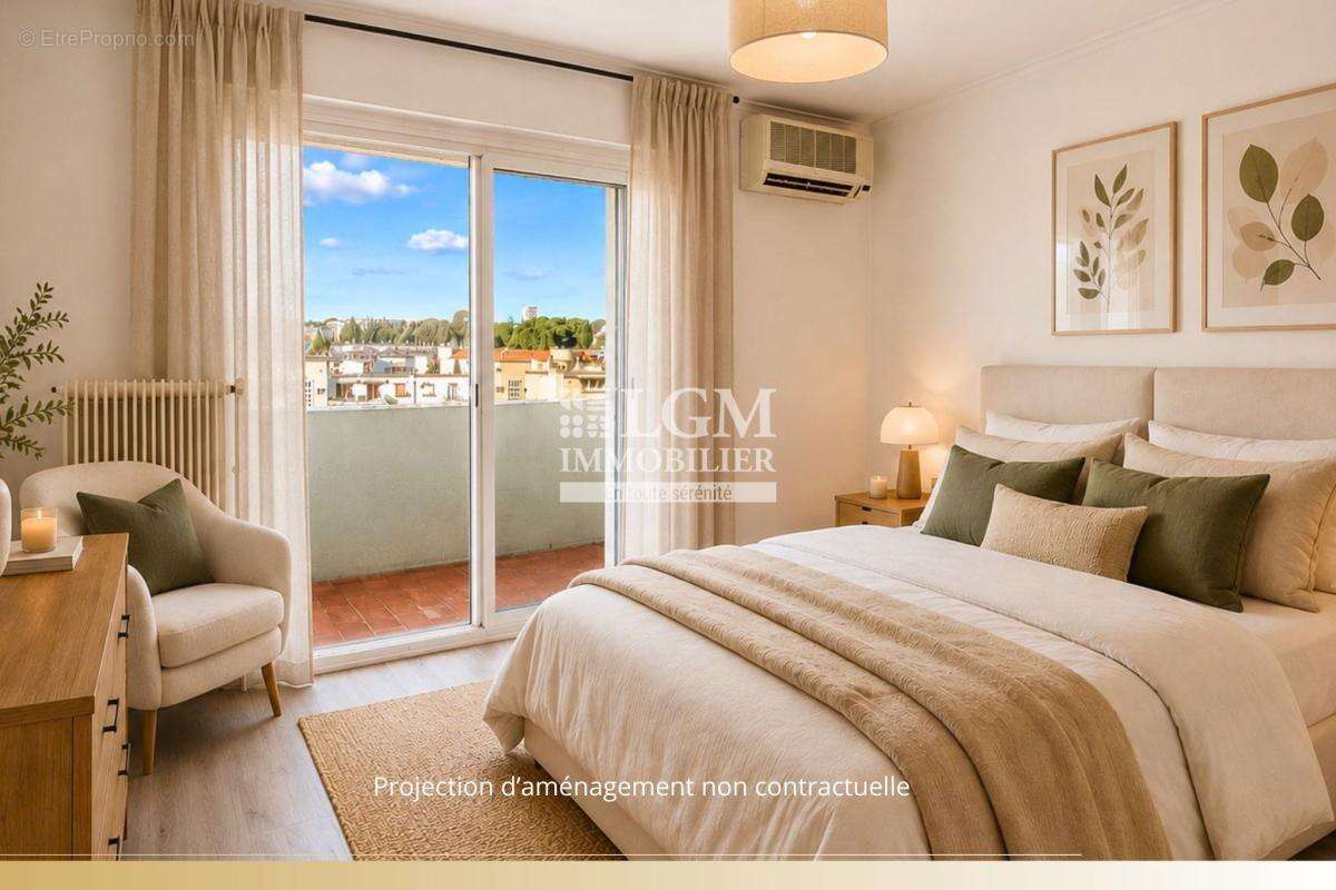 Dernier étage – vue dominante – 4 pièces de 89 m² – montpellier figuerolles - photo 10