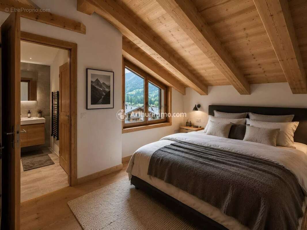 MORZINE – LES GRANGES Chalet 4 suites – Vue montagnes – À 3 minutes du centre - photo 8