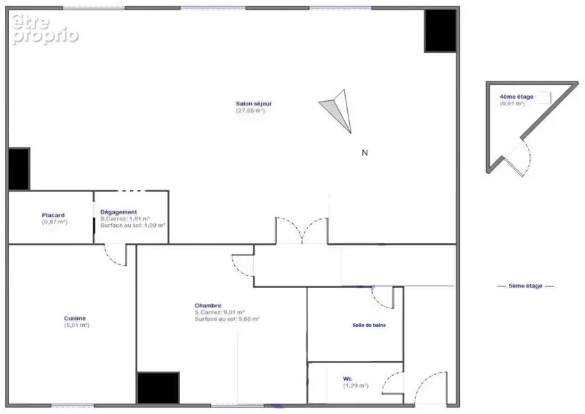 Paris IIIe MARAIS - rue de Montmorency -  2/3 pièces de 53m² - 5ème ascenseur - 670 000€ - photo 19