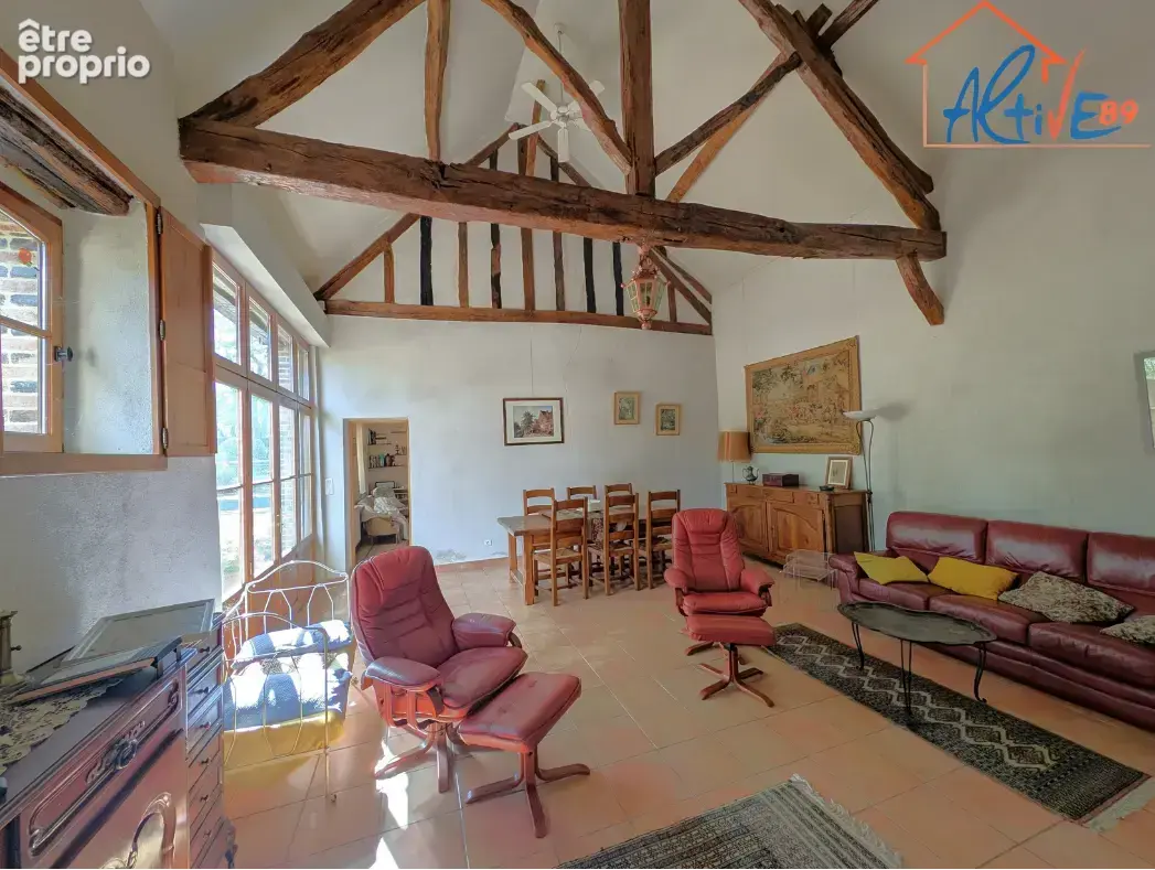 Maison ancienne de 110m2 habitables à moins de 10 minutes de Joigny et 1H30 de Paris (gare rapide d'accès) sur - photo 5