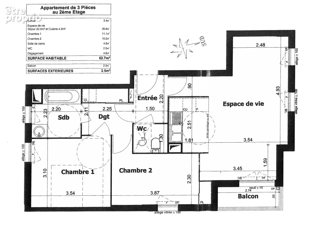 Appartement 3 pièces 62 m² à vendre à Creteil (94000) - photo 7