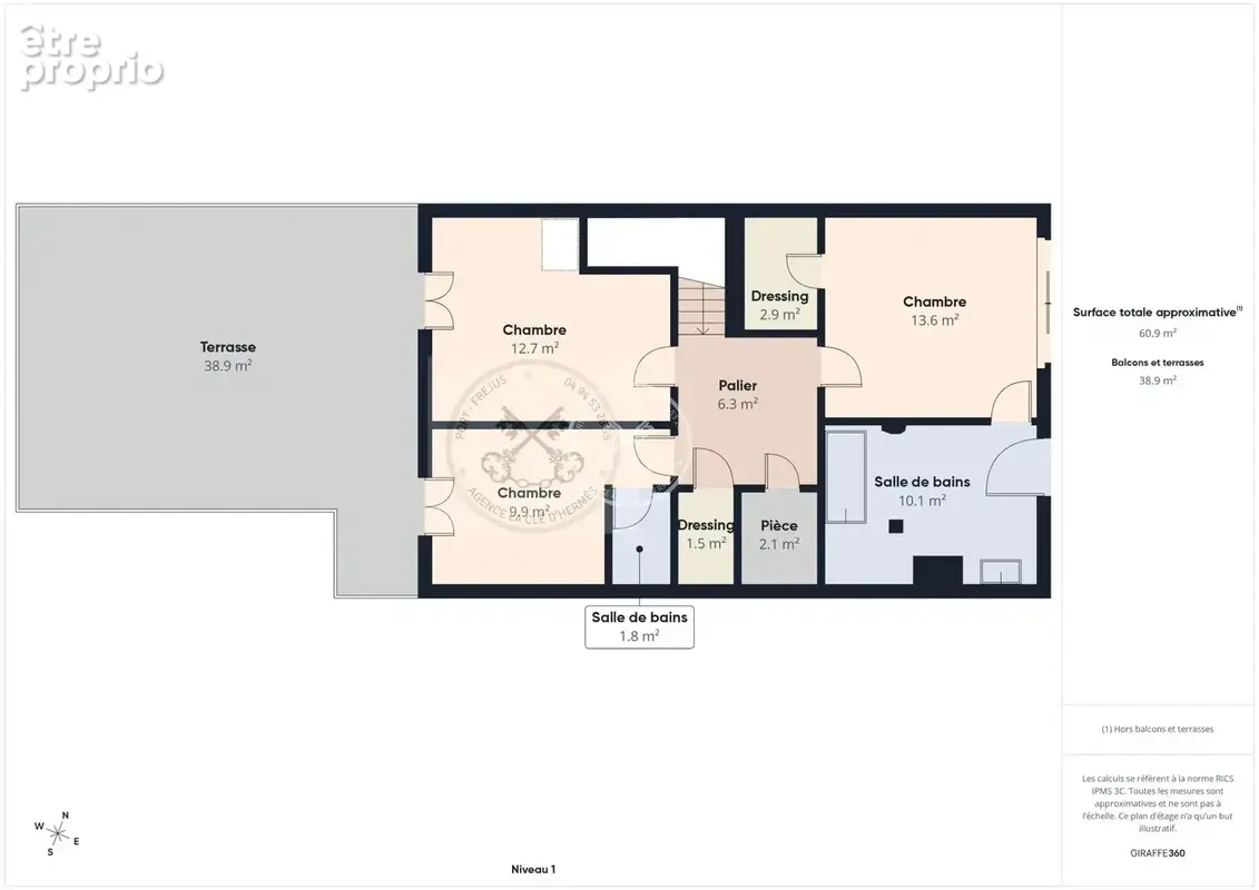 Maison T5  proche de la Mer dans une domaine privé d'exception . - photo 38