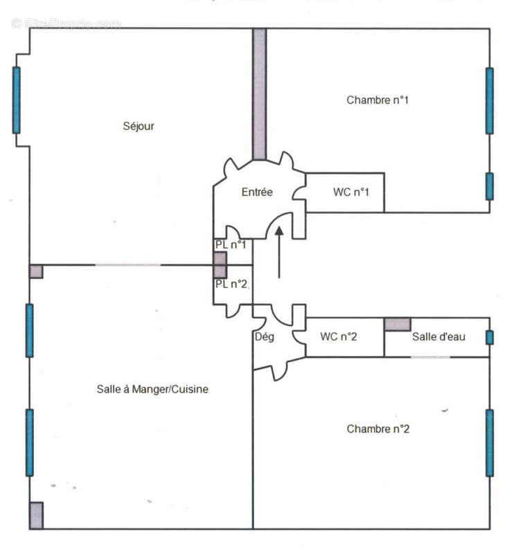 Appartement à PARIS-18E