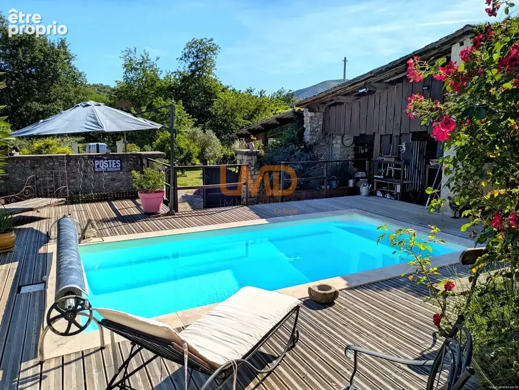 Maison en pierre 7 pièces 150m2, piscine, jardin - photo 2