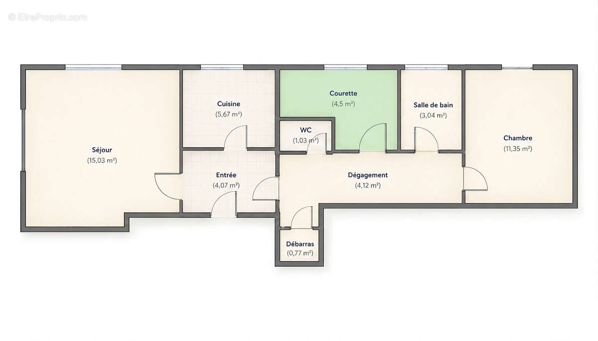 Appartement à PARIS-17E