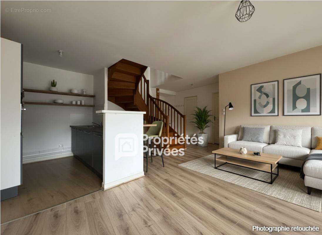 A VENDRE 37000 Appartement DUPLEX Tours centre 4 pièces 75 m2 - photo 3