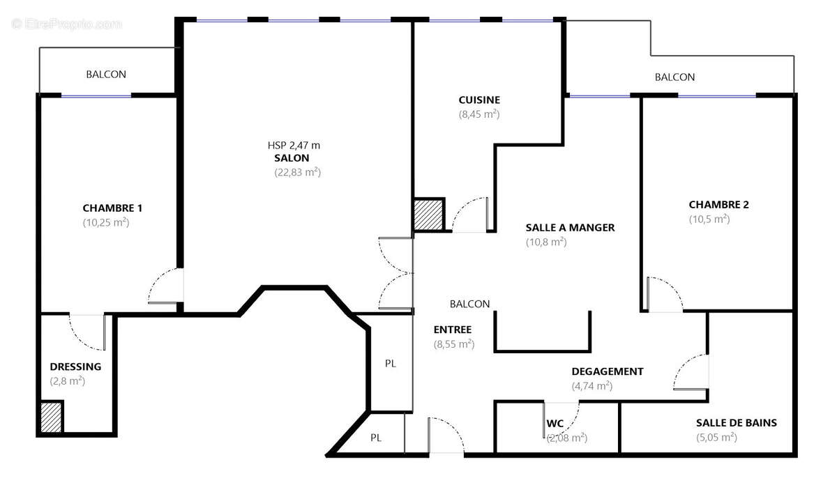 Appartement à CHARENTON-LE-PONT