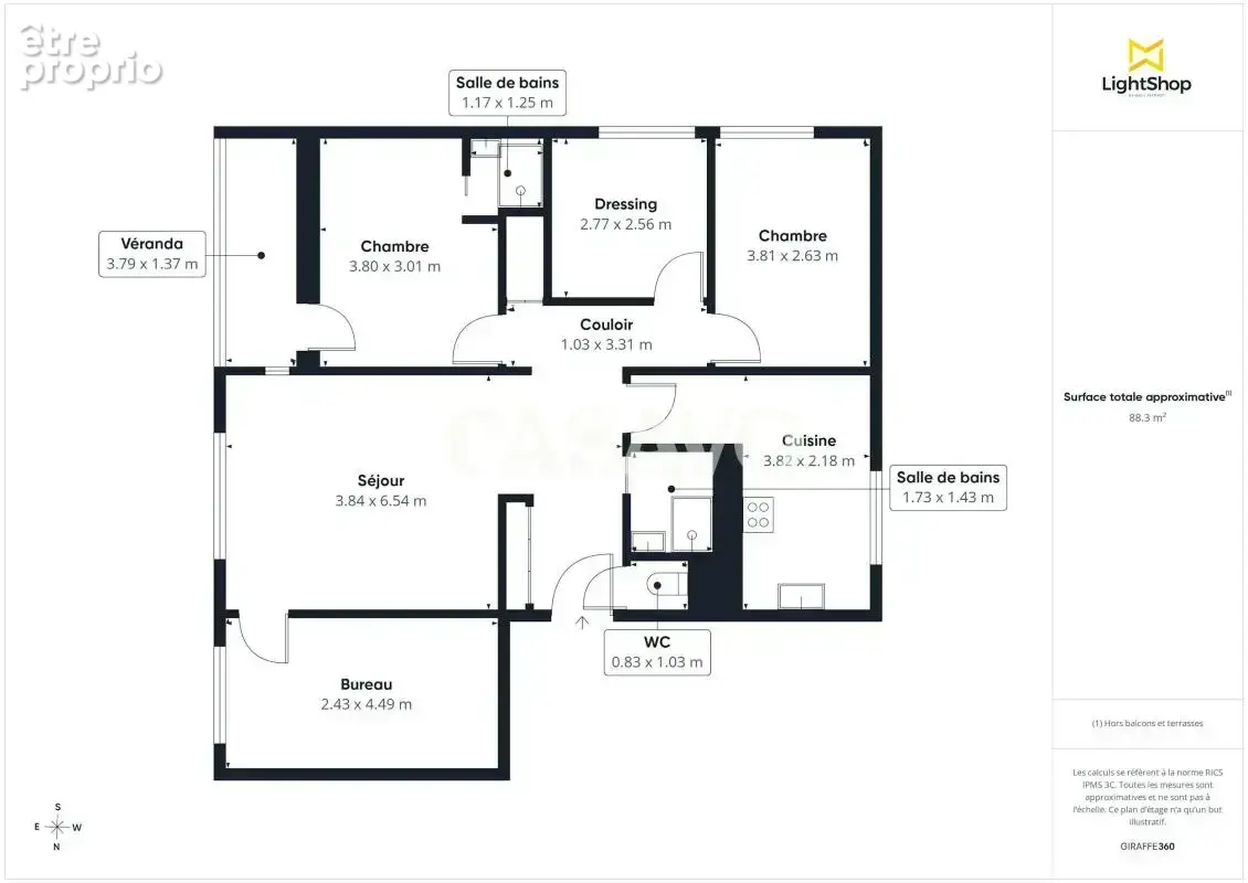 Vente Appartement 5 pièces de 87m² - 93330 Neuilly-sur-Marne - photo 5