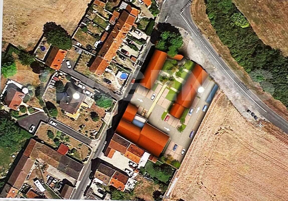 PLAN DE MASSE PUB - Maison à LEUDEVILLE