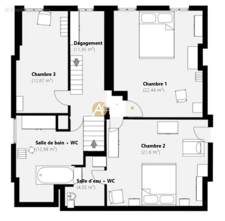 LA GARDE ,5 pièces 153 m2, Esprit maison, Jardin, Cave et Garage. - photo 18