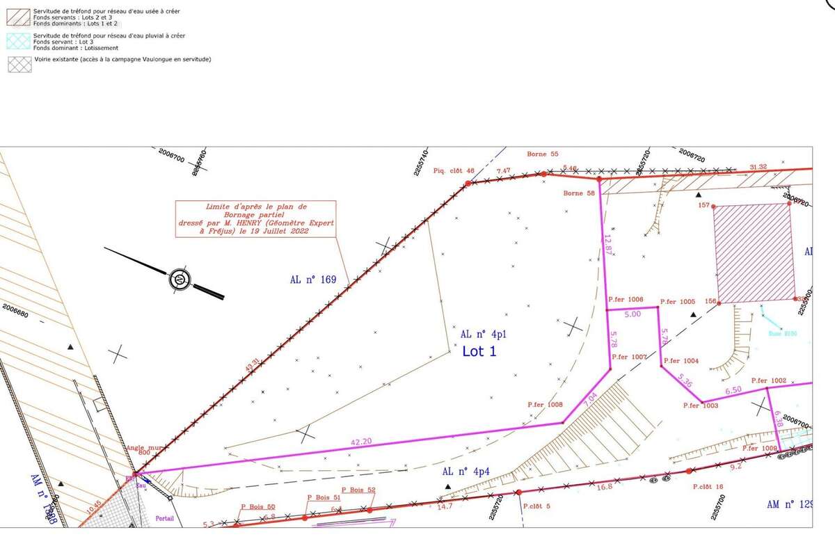 Terrain à SAINT-RAPHAEL