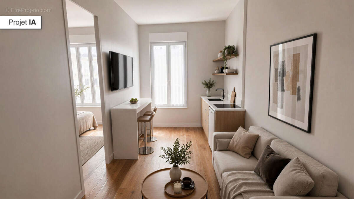 Appartement 24m² à caen - photo 7