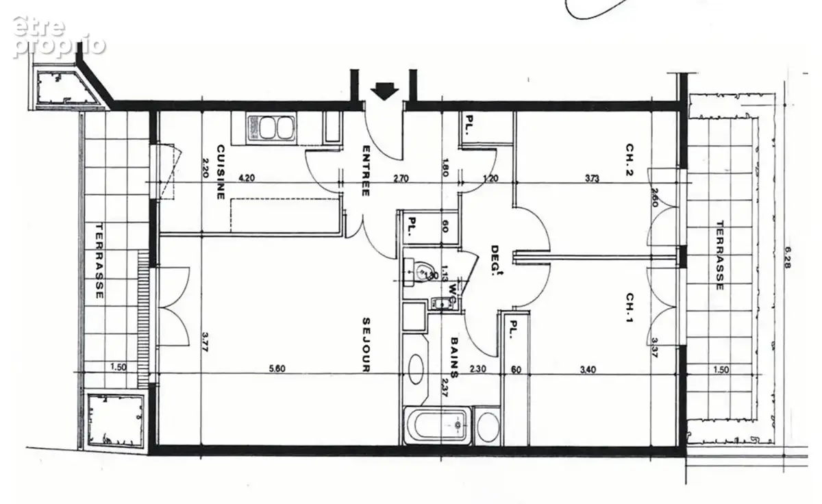PUTEAUX/ Proche la Défense - Appartement 3 pièces de 70m² avec 2 Terrasses, Cave et Parking - photo 11