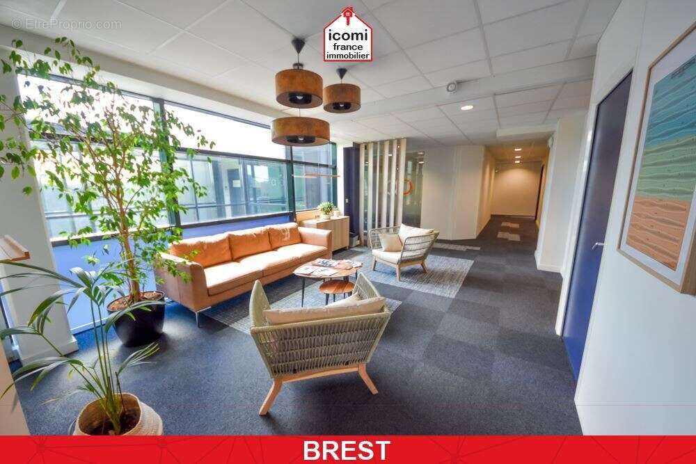 Finistere - brest (29200) - a vendre - locaux disponibles de 462m² pour 2027 - 14 bureaux - 2 salles de reunion - immeuble dalle - photo 2