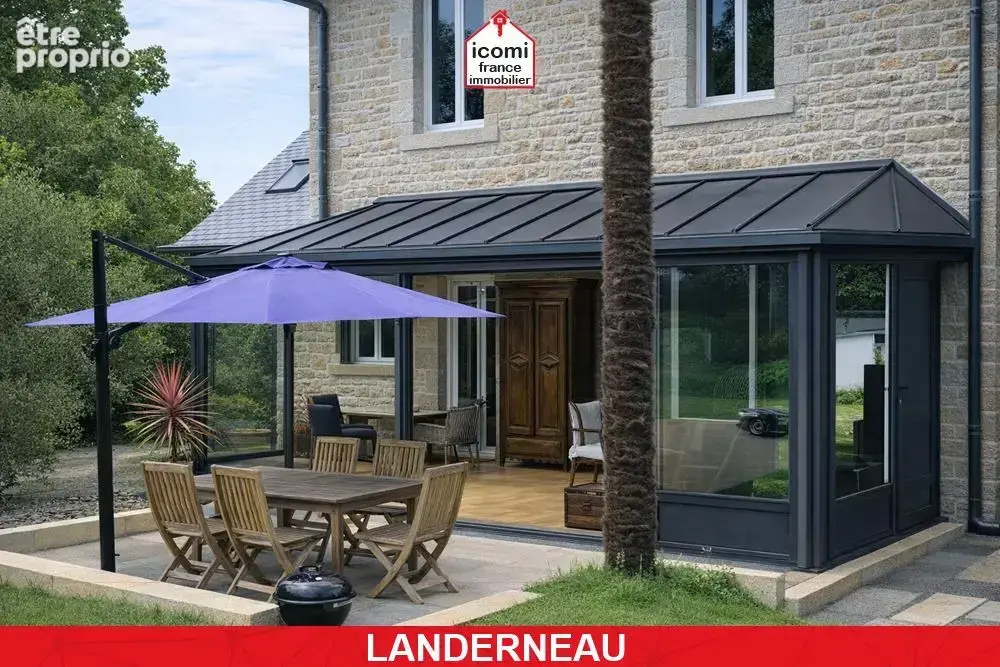 Finistere - landerneau (29800) - a vendre - propriete de 200m² - espace vie 100m² - 5 chambres - terrain 3000m² - coup de coeur  - photo 2