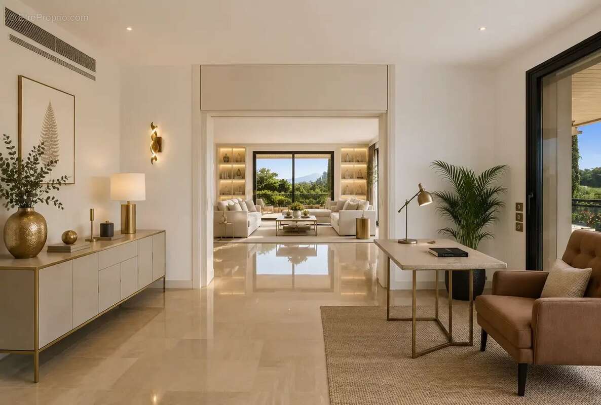 Cannes vente vaste appartement 6 pièces proche plages - photo 5