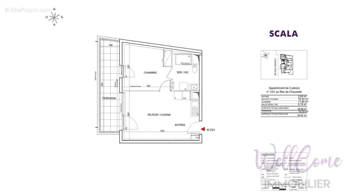 Appartement à COGNIN