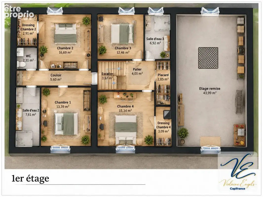 **À Cesseras, maison vigneronne de caractère avec jardin, 4 chambres et DPE B** - photo 21