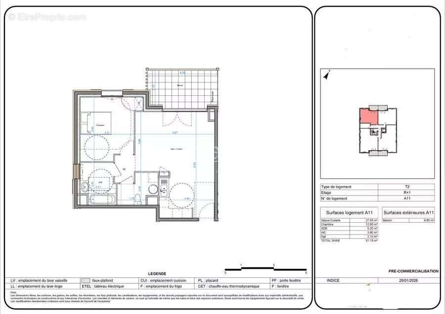 Appartement à PRAZ-SUR-ARLY