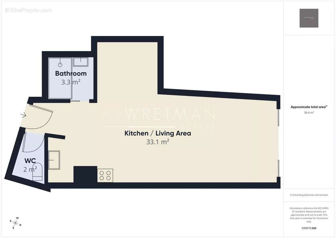 Appartement à VILLENEUVE-LOUBET