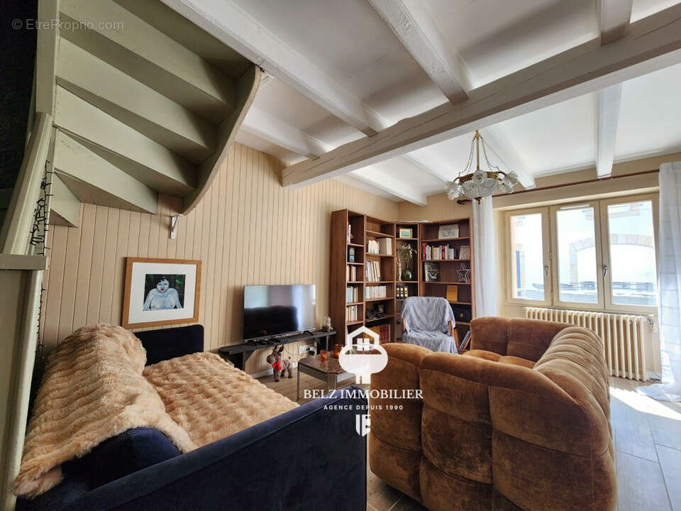 Morbihan Sud Ria d'Etel 56410 ETEL Maison de ville 104m² avec beaucoup de charme de 3 chambres avec cour Etel - photo 3