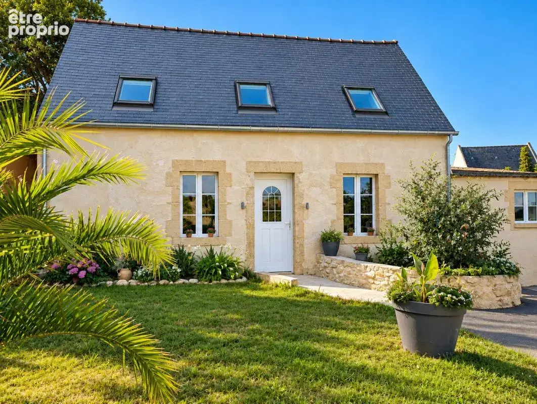 Penty breton – non mitoyen – pouldreuzic centre – jardin clos – clos couvert deja renove – travaux interieur a realiser – 2 nive - photo 2