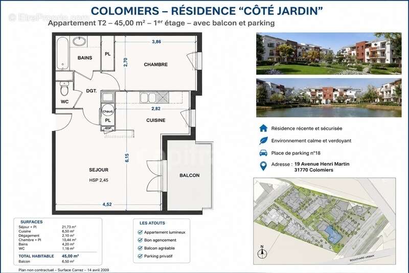 Appartement à COLOMIERS