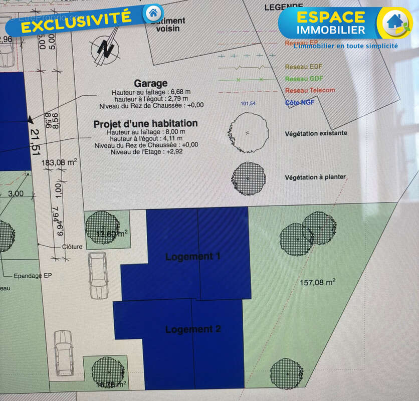 Terrain à FAY-AUX-LOGES