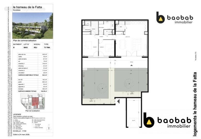 Appartement à NOVALAISE