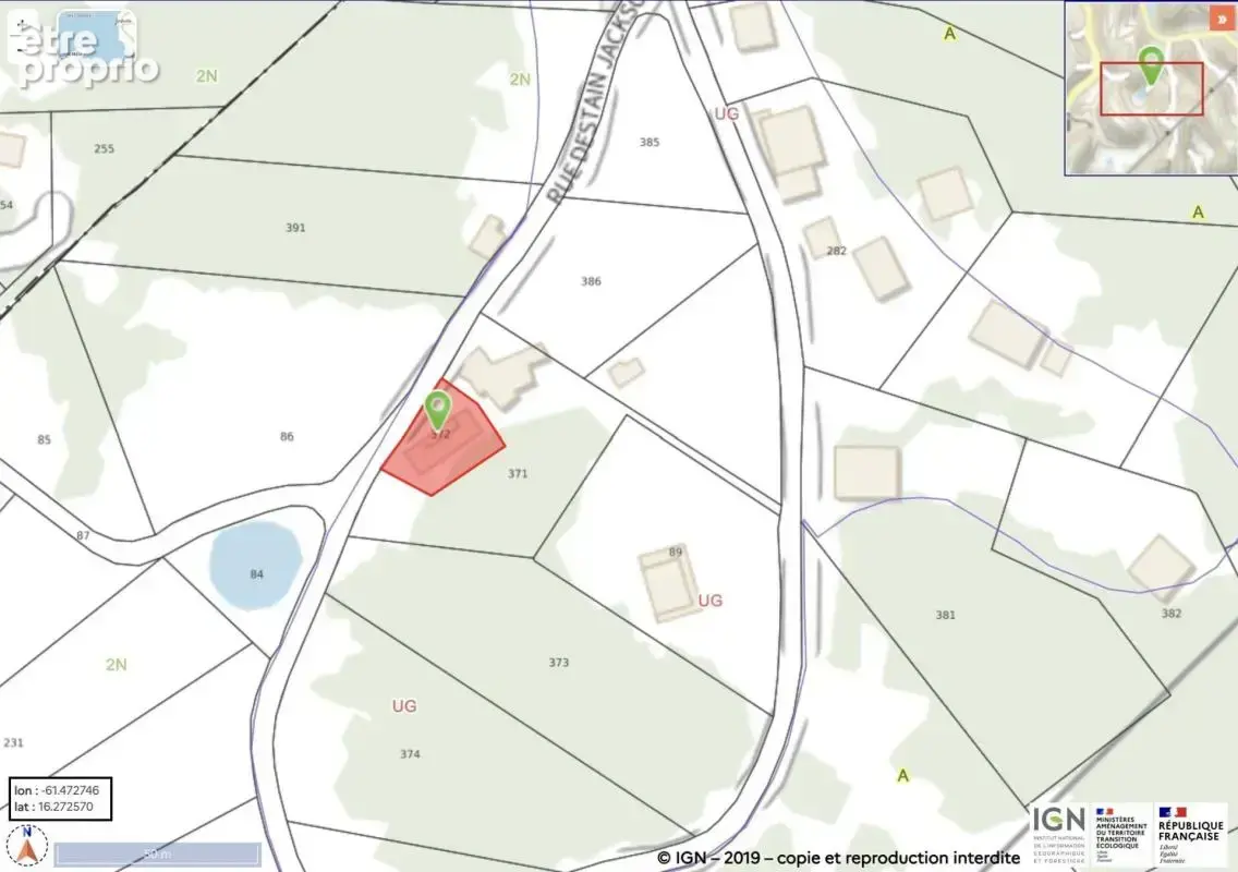 Terrain viabilisé de 413 m² aux abymes – fort potentiel de construction - photo 2